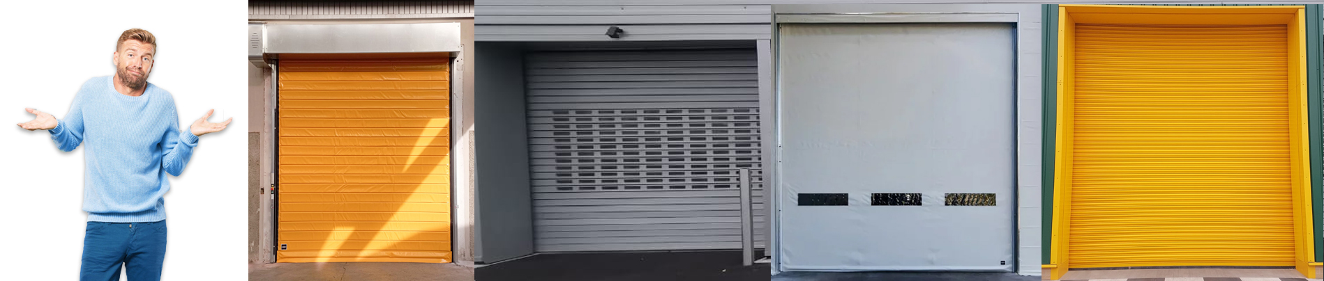 Roller shutter or high speed doors