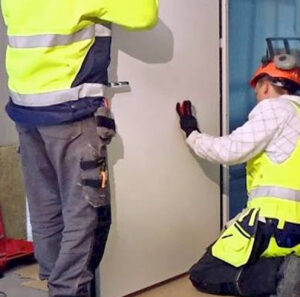 An Arrow Industrial Fire Service Install, repair, maintenance team at work