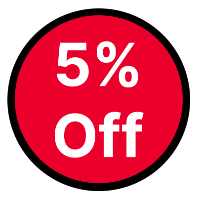 5% off