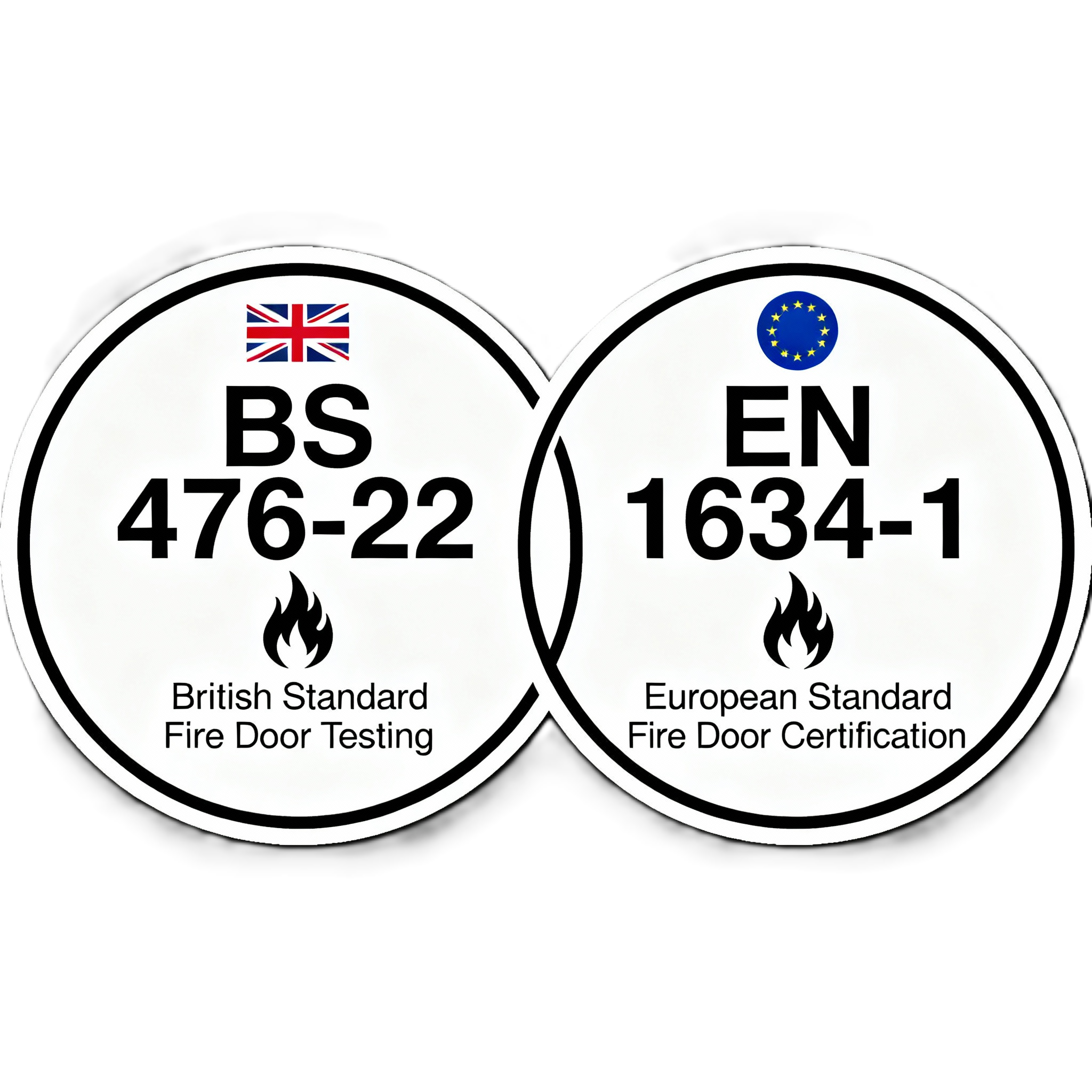Fire Door UK and EU Certification Kitemark Logos